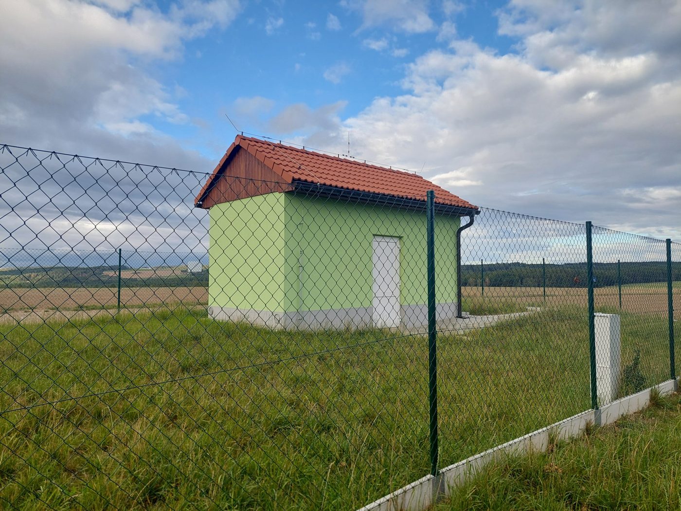 Úpravna a čerpací stanice vody pro Žebnici
